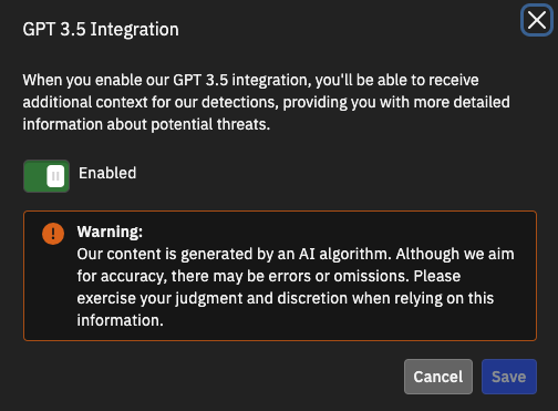 GPT integration status